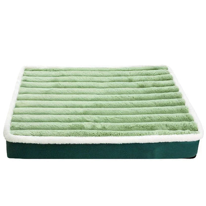 Dog Soft Bed Calming Cat Beds Pet Mattress with Removable Washable Cover Memory Foam Mat Dogs Crate Mats with Non-Slip Bottom