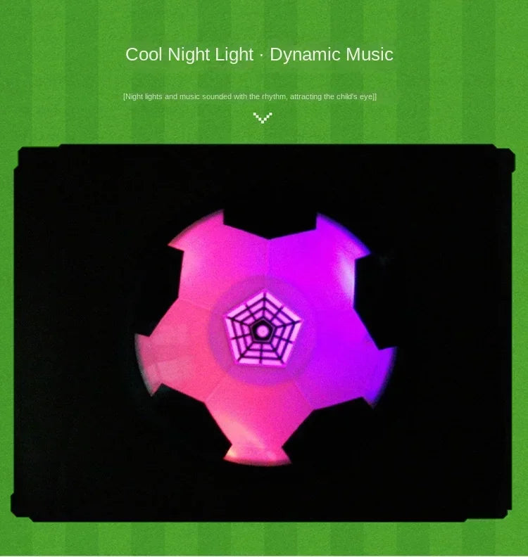 UFO Ball Dog Pet Interactive Toy Suspended Football with Music LED Light Indoor Game Pet Toy Ball Children's Birthday Gift