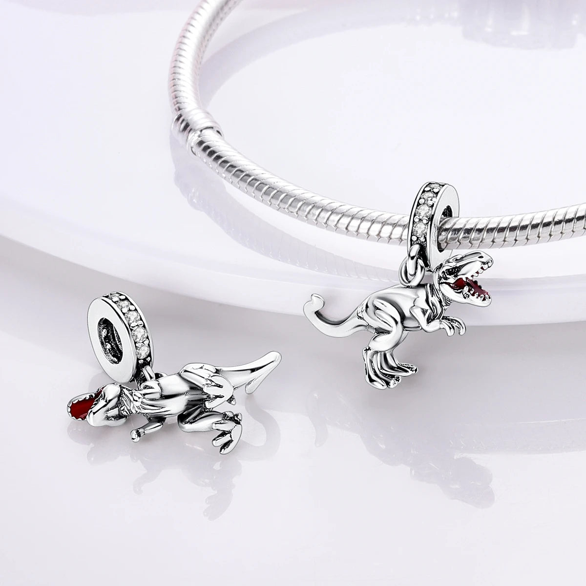 Dog Pet Charms 925 Silver Doggy Paw French Bulldog Bones Beads fit Original Bracelet DIY Fine Jewelry