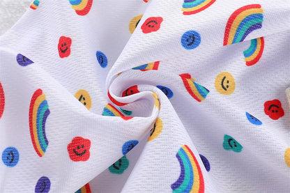 Cute Summer Pet Dog Cooling Vest Cartoon Soft Clothing Summer Casual Shirts Small Medium Large Dogs Puppy French Bulldog Clothes