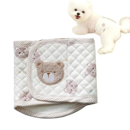 Adjustable Pet Physiological Pants Breathable Washable Diapers Dog Shorts Sanitary Panties for Small Medium Large Dogs Female