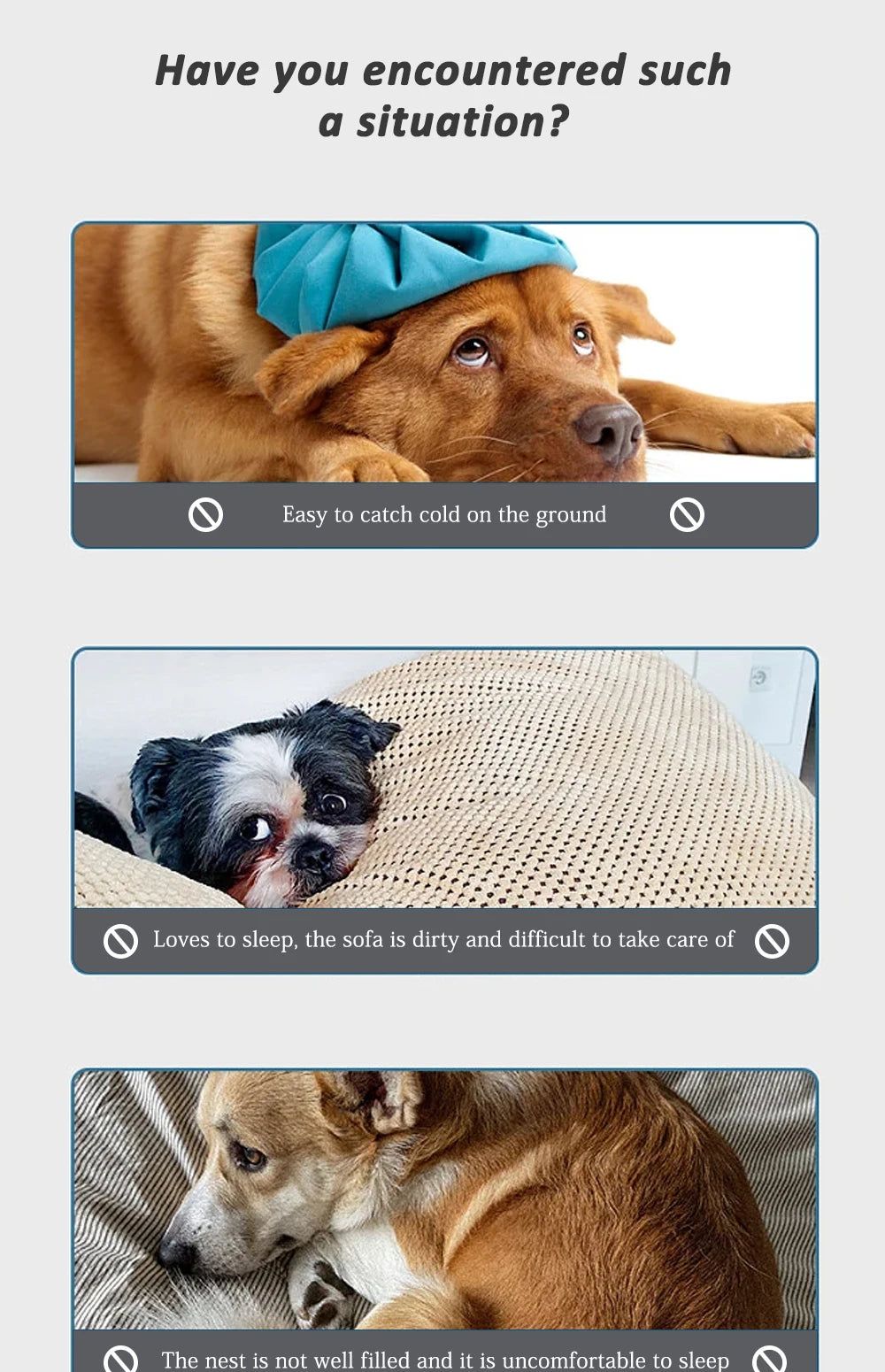 Super Soft Pet Bed Kennel Dog Round Cat Winter Warm Sleeping Bag Long Plush Large Puppy Cushion