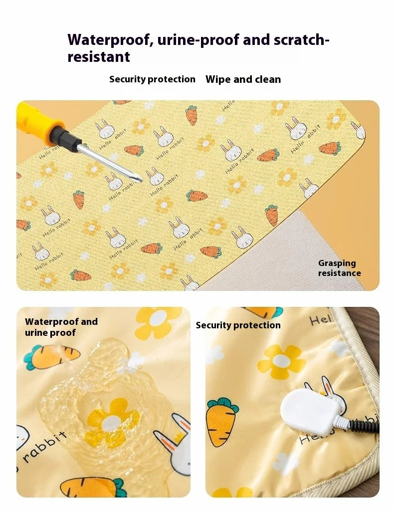 40x60cm Pet Electric Blanket Heating Pad Dog Waterproof Blanket Cats Dogs Electric Blanket Cat Small Heating Pads Pet Products