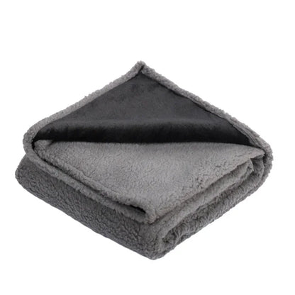 Waterproof Soft Pet Blanket Liquid Pee Proof Dog Blanket for Sofa Bed Couch, Reversible Sherpa Fleece Furniture Protector Cover