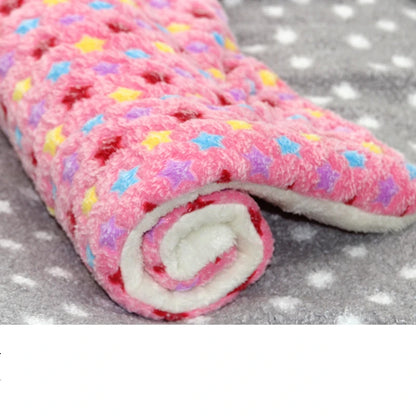 Flannel Pet Mat Dog Bed Cat Bed Thicken Sleeping Mat Dog Blanket Mat For Puppy Kitten Pet Dog Bed for Small Large Dogs Pet Rug