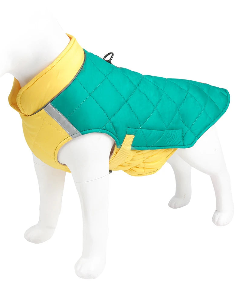 the WINTER DOG - Winter Dog Clothes, Waterproof Dog Vest Jacket for Small/Large Dogs, Warm Pet Dog Coat, Padded Clothes, French Bulldog Outfits