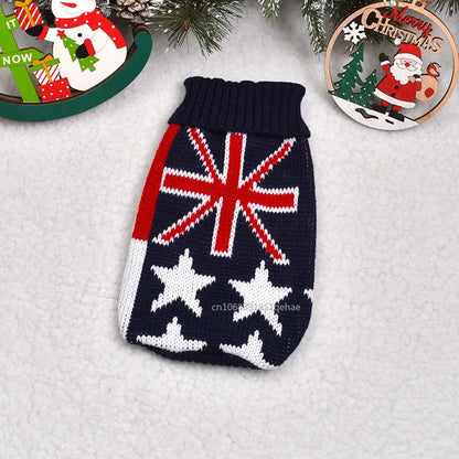 the PAWFROST COZY KNIT PET SWEATER - Small Cat/Dog Sweater/Pullover, Winter Dog Clothes for Small Dogs, Chihuahua/Yorkies Puppy Jacket, Pet Clothing Christmas