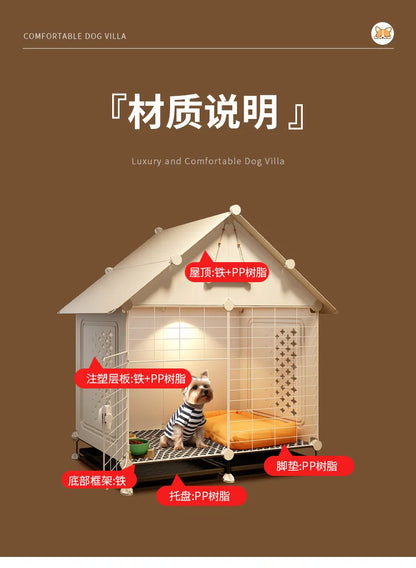 Dog Cage Small Dog Kennel One Room One Living Room One Bathroom Dog Villa Indoor Household With Toilet Bichon Teddy Only