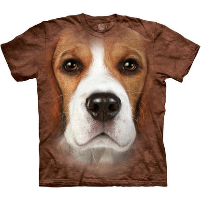 the GOLDEN BOY - Cute Dog Face Graphics T-Shirts, Summer Fashion Short Sleeve Funny 3D Animals Printed T-Shirts, Men's Casual Loose Harajuku Tees
