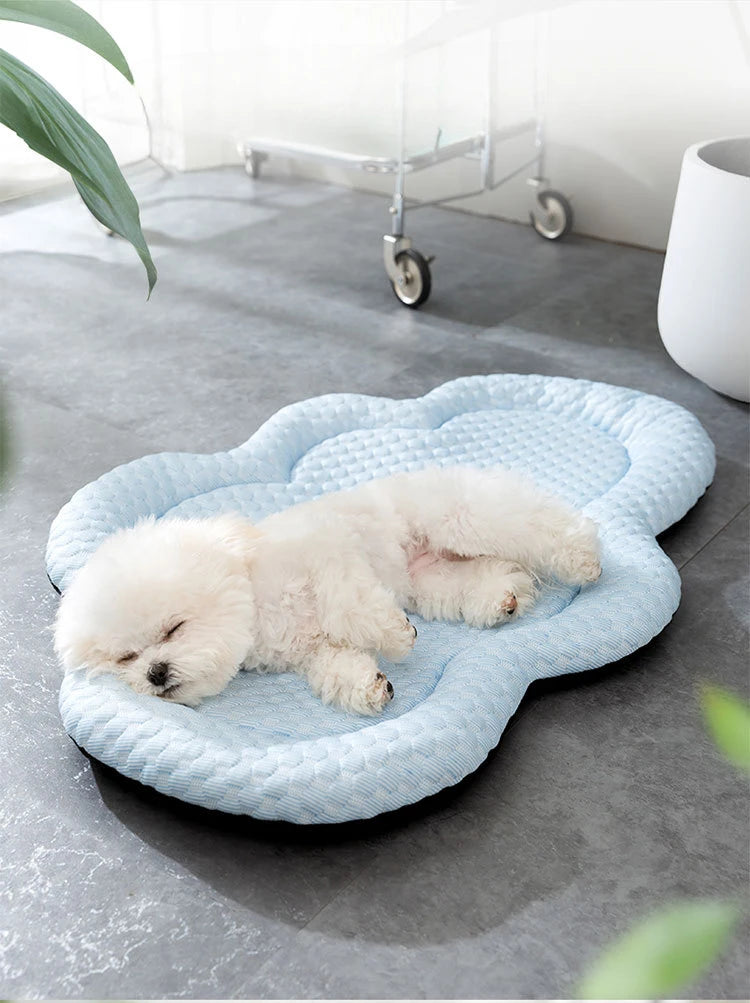Cloud 3D Cool Cushion Soft and Cool Cushion Dog Cushion Teddy Small Dog Spring/Summer/Autumn Breathable Dog Nest Pet Bed
