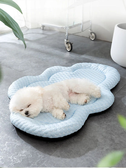 Cloud 3D Cool Cushion Soft and Cool Cushion Dog Cushion Teddy Small Dog Spring/Summer/Autumn Breathable Dog Nest Pet Bed