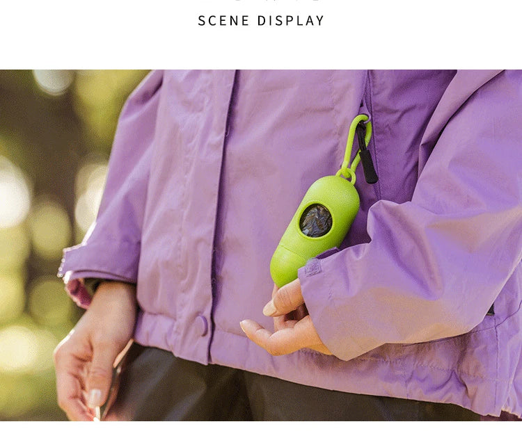 the CLEANWALK COMPANION - Portable Dog Poop Bags Dispenser, Trash Sack Case Carrier, Outdoor Garbage Storage Box for Cat/Puppy, Pet Waste Bag Holder Supplies