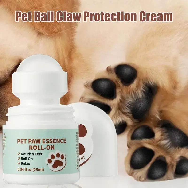 the ROLL-ON PAW BALM - Roll-On Paw Balm, Moisturizing Dog Paw Balm, Dog Paw Soother Balm, Dog Paw Protector Moisturizes & Soothes Irritated Paws Cream