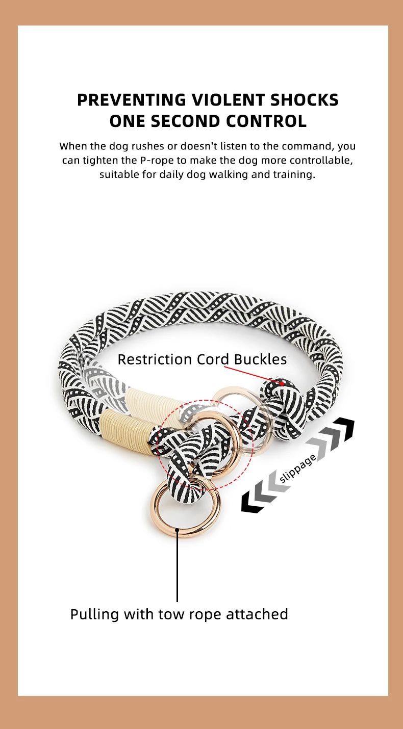 the SIMPLESTRIDE DOG COLLAR - Pet Dog Lead Rope Simple Trendy Style Collar, Leashes for Small/Medium and Large Dogs, Bulldog, Alaskan Malamute, Corgi, Teddy Dog