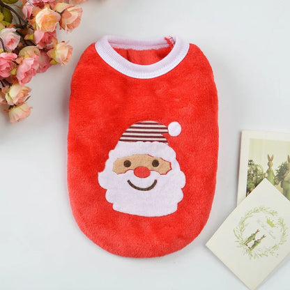 Cute Print Tea Cup Dog Sweater Winter Warm Fleece Pet Clothes for Small Dogs Teddy Chihuahua Puppy Pullovers mascotas Clothing