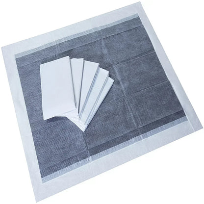 the BAMBOO PUPPY PADS - Eco-Friendly Bamboo Charcoal Puppy Pads- 20/40/50/100PCS Quick-Dry Absorbent Disposable Dog Diapers for Training & Clean Comfort