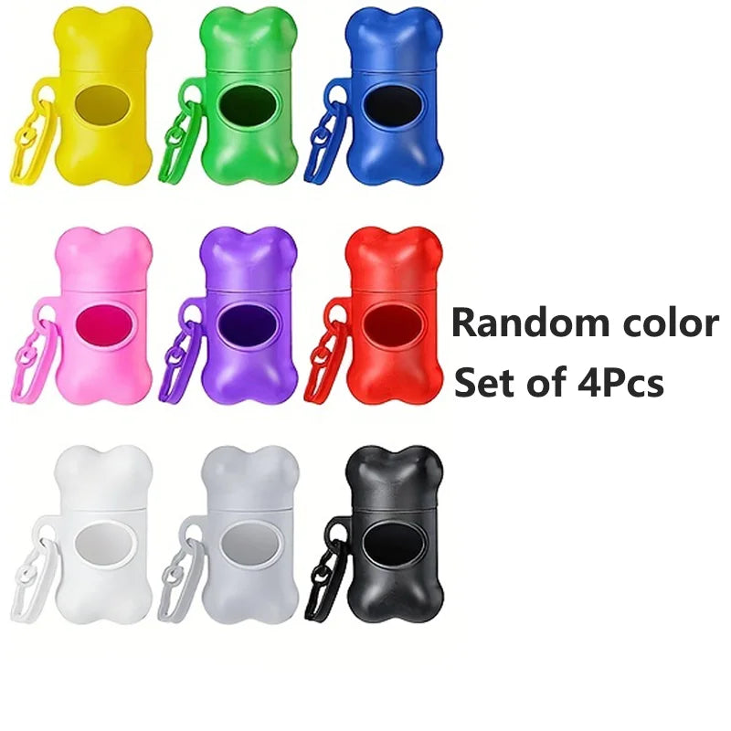 the COLORFUL POOP BAGS - 1200PCS Random Color Cartoon Paw Graphic Dog Poop Bags, Pet Poop Bags, Leak-Proof Dog Waste Bags for Pet Supplies