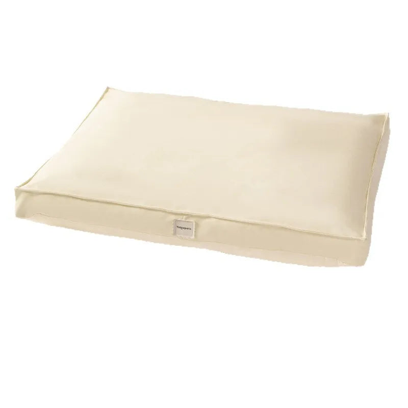 t‌he COZY COOLING PET MAT - All-Season Washable Leather Dog Bed - Removable Pet Mat, Summer Cooling Pad, Cozy Sleep Solution, Durable Pet Furniture