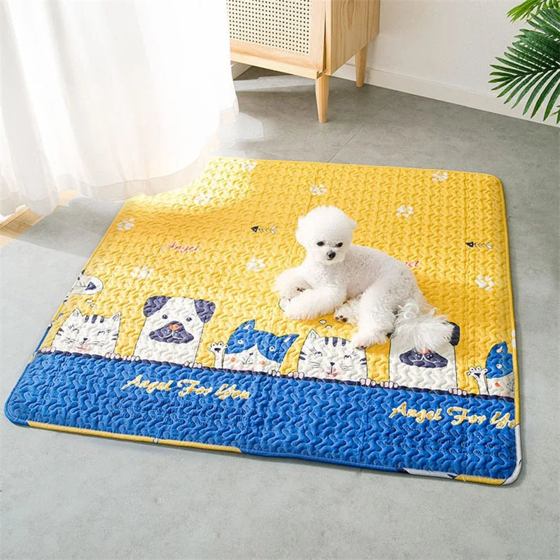 Dog Mats for Floors Pet Playpen Kennel Crates Mat Cat Puppy Cushion Reusable Washable Training Pee Pads Travel Car Mats for Dogs