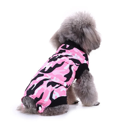 Pet Cat Recovery Surgical Costume Pet Dog Sterilization Clothes Pet Physiological Pants Anti-licking Vest for Abdomen Protect
