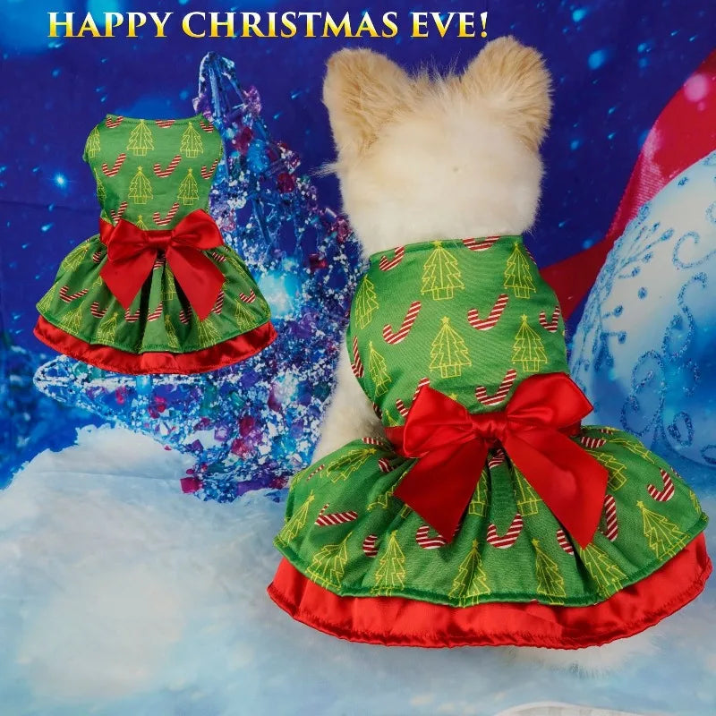 the HOLIDAYPAW PARTY OUTFIT - Christmas Pet Supplies, Personalized Pet Clothing, Christmas Party Decoration, Pet Clothing, Holiday Accessories