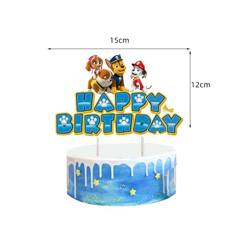 Paw Patrol Birthday Decoration Skye Birthday Decorations Set Balloons Backdrop Plates Cups Paw Patrol Birthday Party Favors Gift