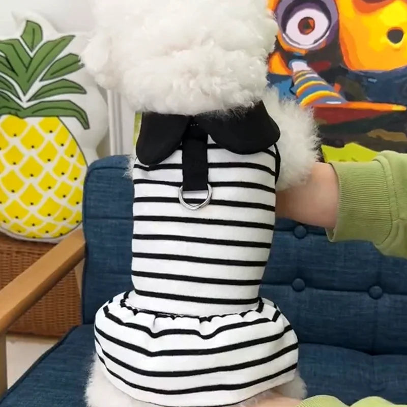 Floral Dog Dress Dog Summer Clothes Cute Cat Dog Princess Dresses Chihuahua Frnench Bulldog Bichon Girls Dog Costume Pet Skirt