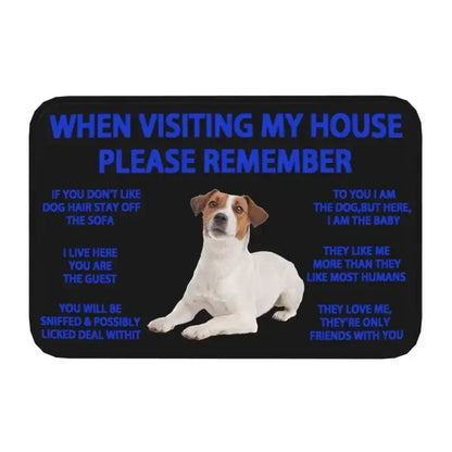 Beagle Dog Doormat Non-Slip Kitchen Bath Mat Living Room Door Floor Entrance Carpet Rug