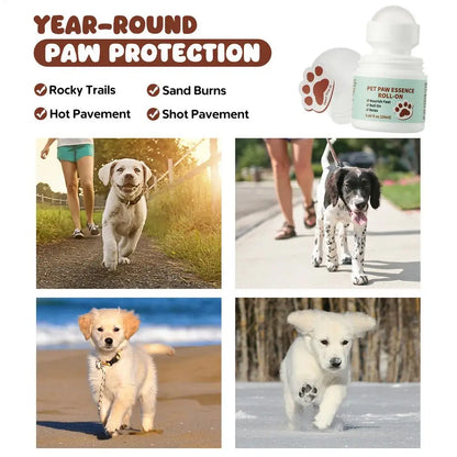 the ROLL-ON PAW BALM - Roll-On Paw Balm, Moisturizing Dog Paw Balm, Dog Paw Soother Balm, Dog Paw Protector Moisturizes & Soothes Irritated Paws Cream