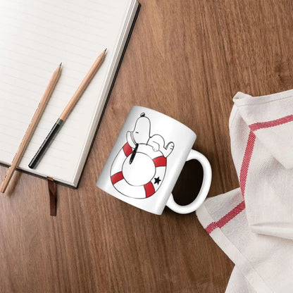 Manga Snoopy Woodstock Cartoon Dog Coffee Mug DIY Customized Ceramic Tea Milk Mug