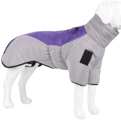 Winter Pet Clothes Golden Labrador Retriever Waterproof Dog Jumpsuit Medium Big Dog, Big Dog Winter Warm Cotton Blend Coat