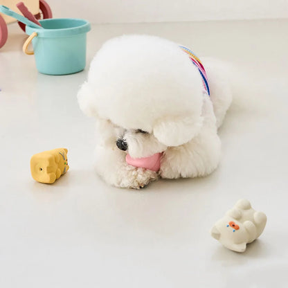 Squeaky Latex Dog Toys - Fun Beeping Pet Toys Set for Puppies & Dogs, Interactive Playtime Companions