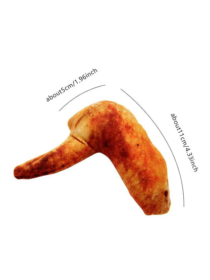 Artificial meat food plush dog vocalization toy with bb called grinding teeth bite resistant interactive play