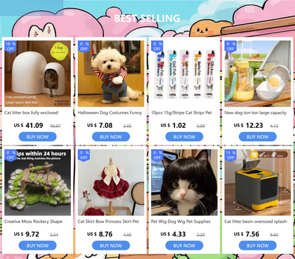 Thin Cat Princess Dress Milk Bear Fructose Lolita Small Dog Teddy Pet Clothes Spring and Summer