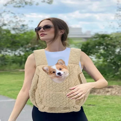 Dog Carrier Cat Backpack Extra Large Capacity Pet Chest Bag Dog and Cat Outdoor Bag Waterproof and Wind Resistant Portable