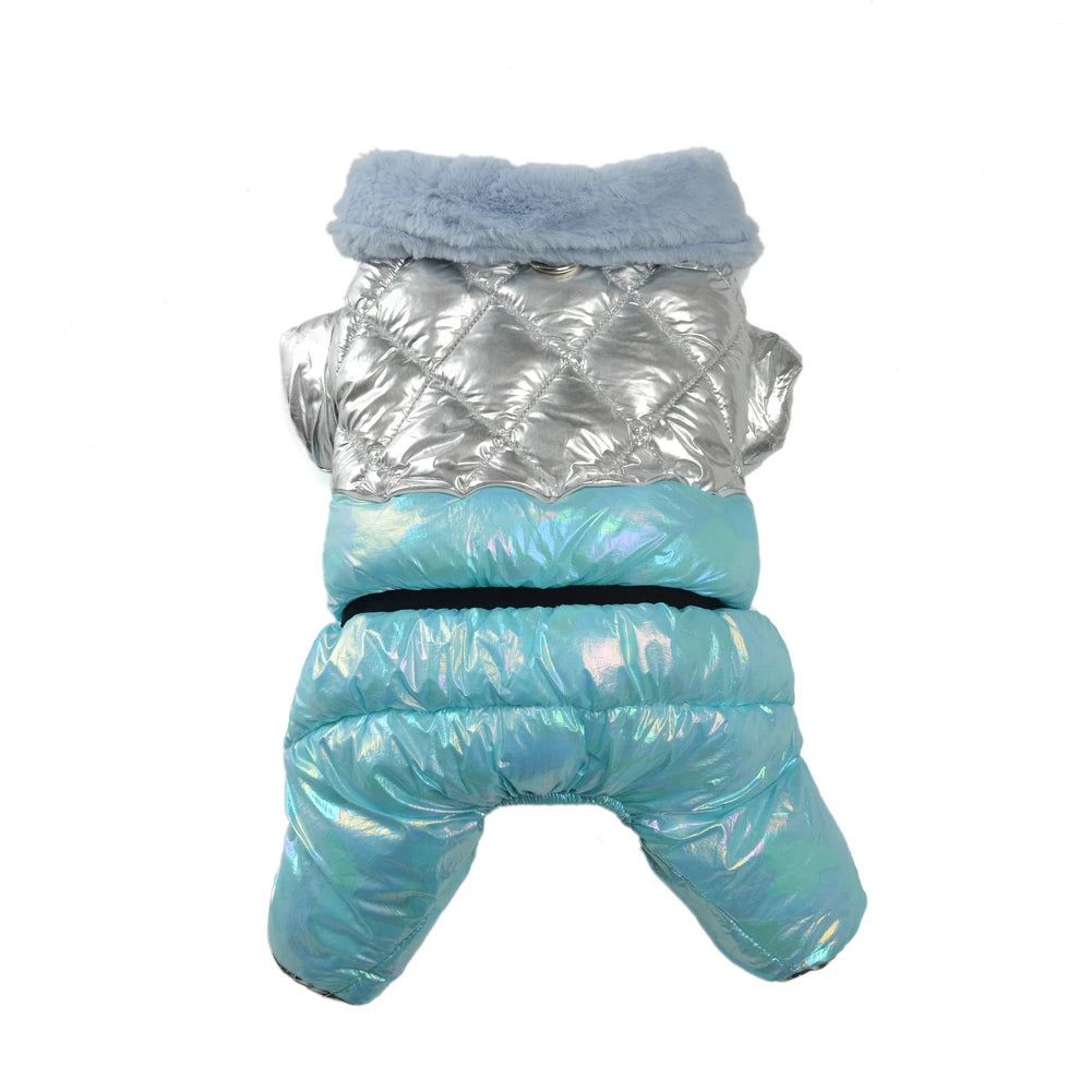 Warm Pet Clothes Waterproof Outdoor Puppy Jumpsuits For Small Medium Dog Winter Windproof With D-ring Vest Coat Chihuahua Outfit