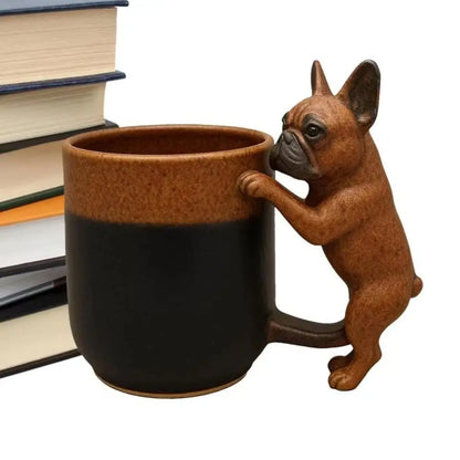 With Handle Dachshund Coffee Mug Puppy Design Adorable Puppy Decoration 3D Animal Mug Handcrafted Dog Lovers Drinkware