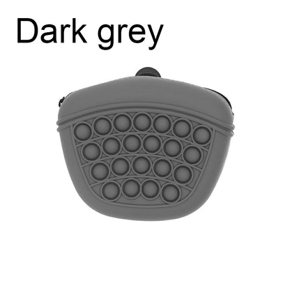 the TREAT POUCH - Dogs Soft Washable Outdoor Feed Storage Pouch, Food Reward Silica Bags, Pet Portable Dog Training Waist Bag, Treat Snack Bait