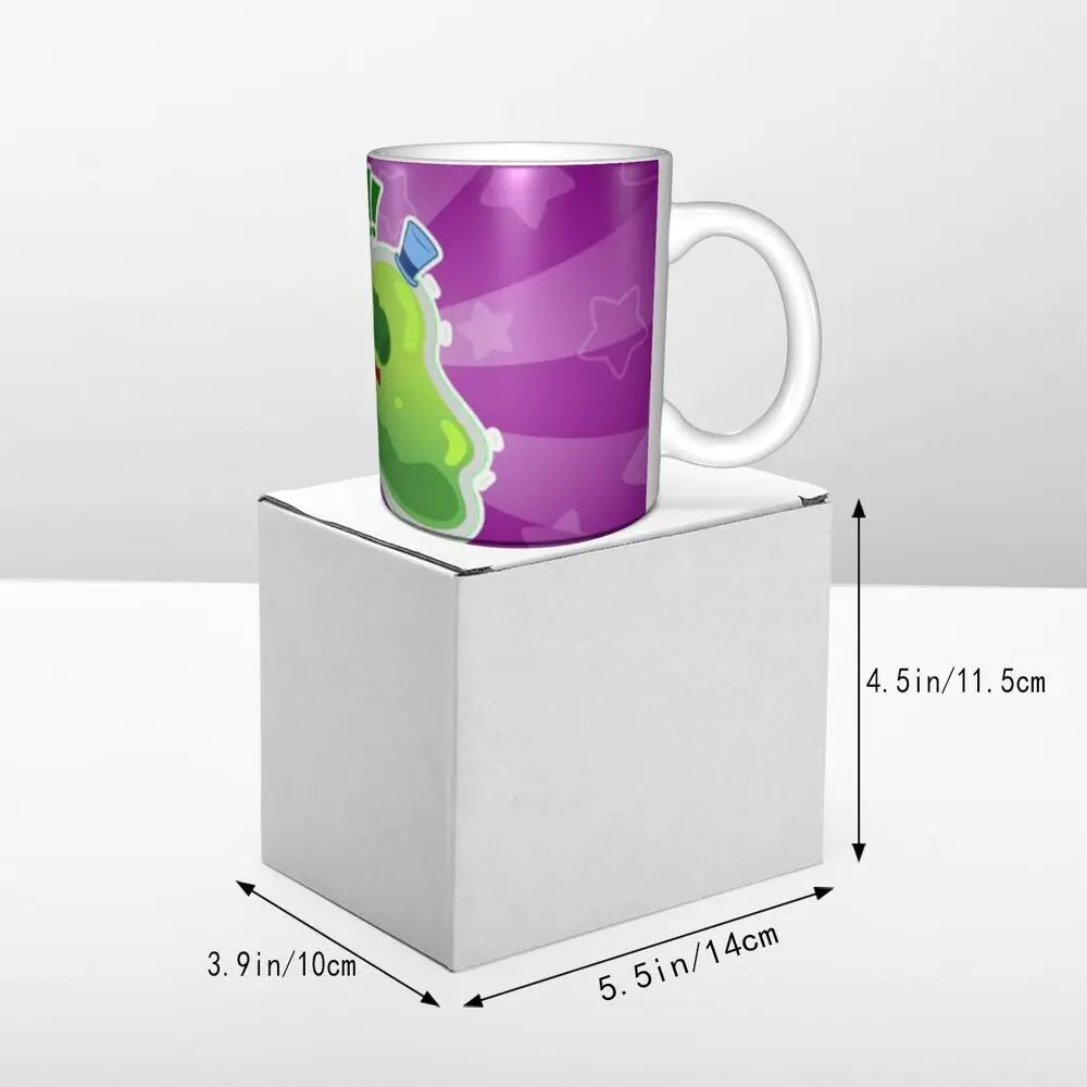 Personalized C-Courage The Cowardly Dog Coffee Mug DIY Ceramic Milk Tea Mug Cup