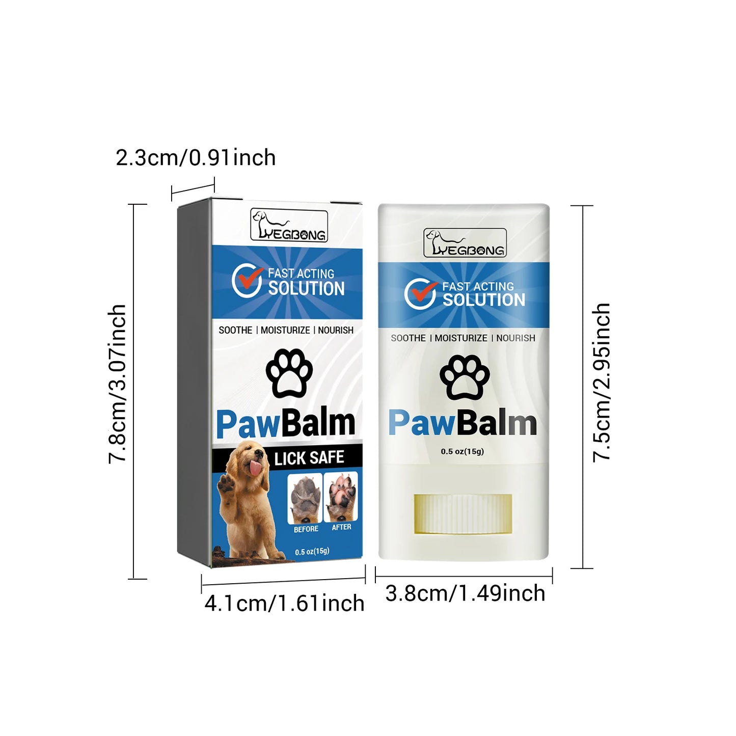 the PROTECTED PAW BALM - Pet Paw Balm for Dog, Natural Moisturizing Feet Repair, Dry Cracked Relieve Discomfort All Season Pet Paw Protection Cream