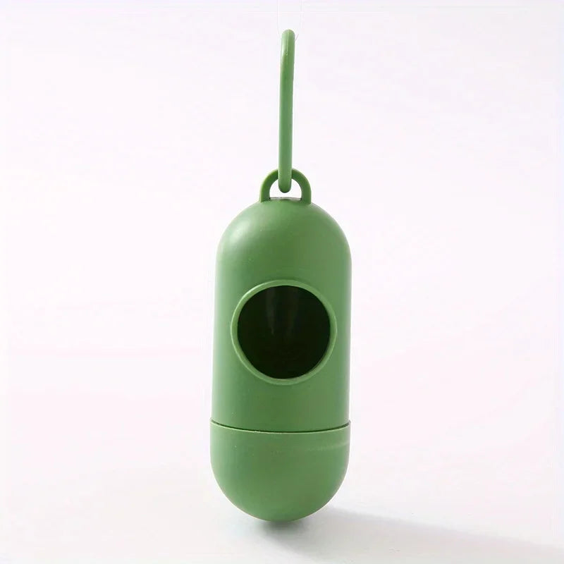 the CAPSULE CLEAN BAG HOLDER - Pill Shaped Poop Bags Dispenser, Garbage Holder Dispenser, Pet Supplies For Dogs, Collars And Leashes