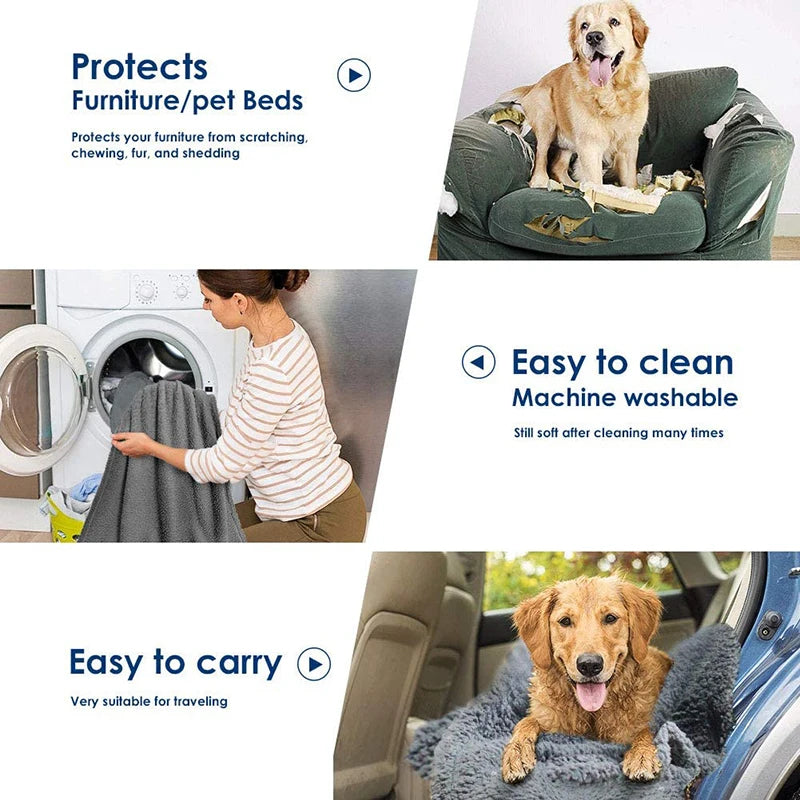 Pet Blanket Shu Cotton Velvet Dog Cat Blanket Mat Pet Supplies