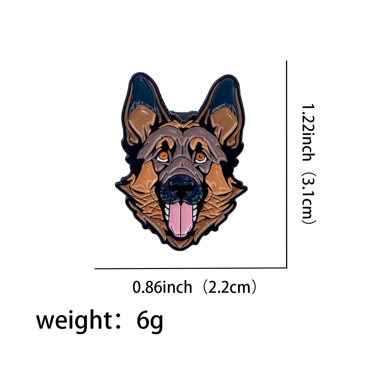 Kawaii Dogs Enamel Pins Cartoon Golden Retriever Brooch Clothes Backpack Lapel Badges Fashion Jewelry Accessories Friends Gifts