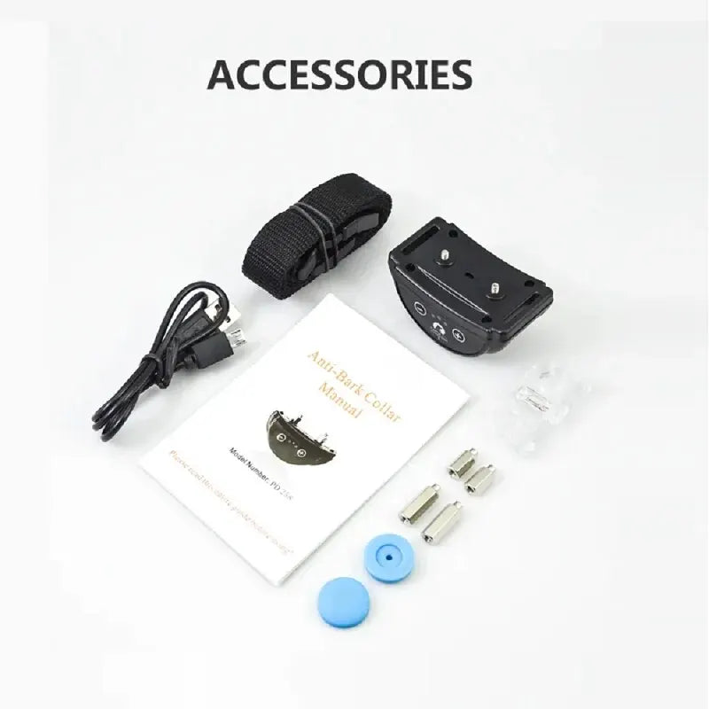 the SERENIPET BARK TRAINER - Paipaitek Anti-Bark Collar, Pet Dog Anti-Barking Automatic Collar, IP65 Waterproof Dog Training Collar with 5 Sensitivity Levels