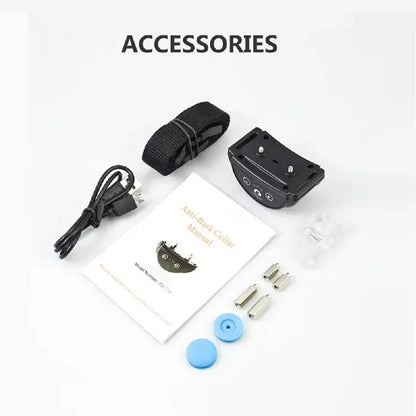 the SERENIPET BARK TRAINER - Paipaitek Anti-Bark Collar, Pet Dog Anti-Barking Automatic Collar, IP65 Waterproof Dog Training Collar with 5 Sensitivity Levels