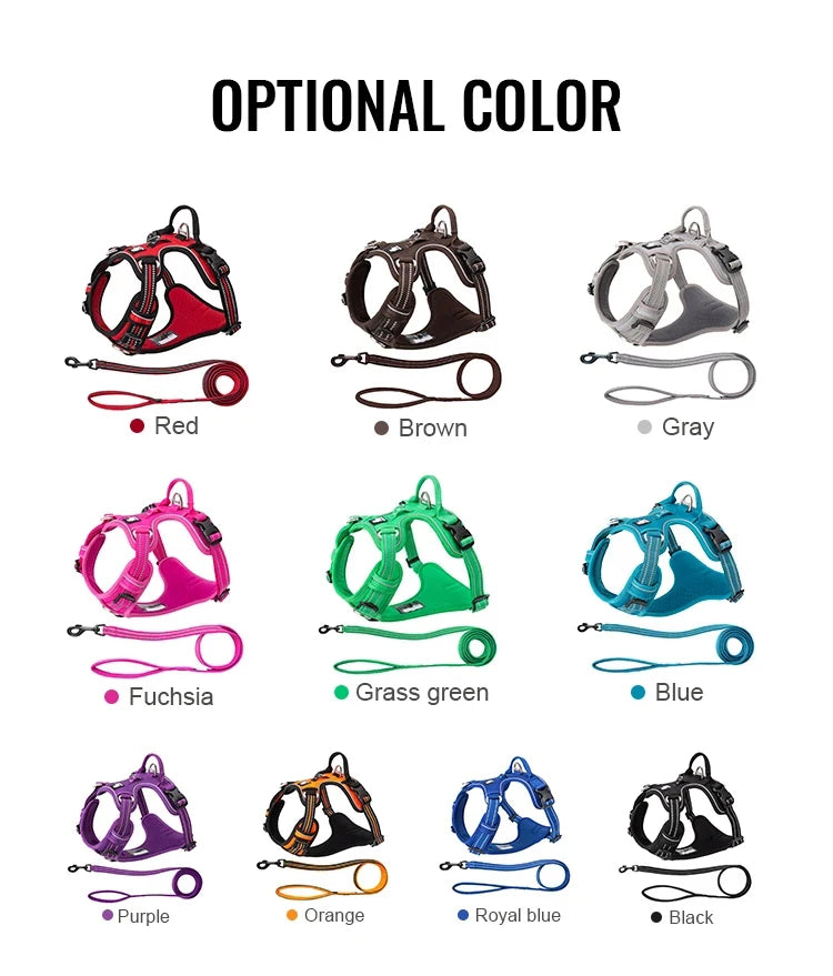 the SUREGRIP ALL-IN-ONE - Truelove Pet Harness+Pet Leash Set, Rope 110cm/200cm, All-in-One Reflective Dog Harness, No Pull, Adjustable Buckles
