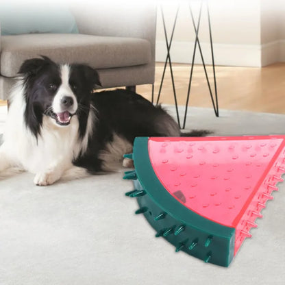 the FRUITFUSION CHEW TOY - Pet Squeaky Chew Toy, Dog Teeth Cleaning Toy, Watermelon Pineapple Lemon Fruit Shape Puppy Bite Resistant Toy, Pet Supplies