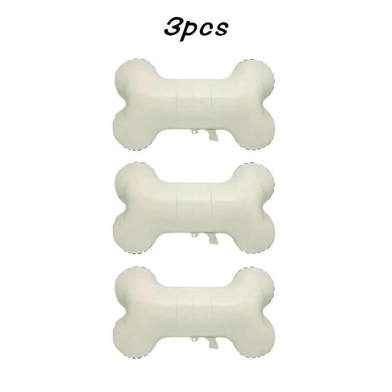 3/6pcs Funny Bone Shape Foil Balloons Pet Dog Bone Balloons for Birthday Party Decorations Supplies Kindergarten Kids Toys