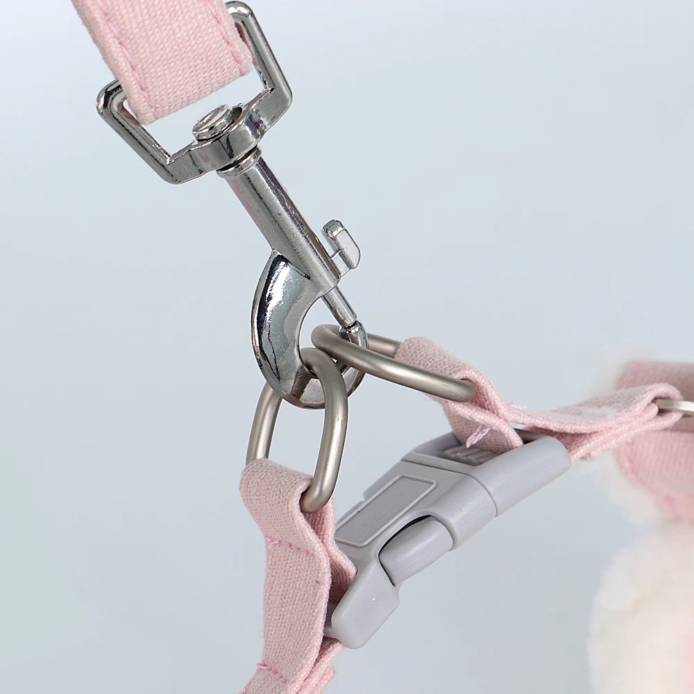 the FURHAVEN WINTER HARNESS SET - Winter Warm Dog Harness/Leash Set, Soft Fur Padded Dogs Vest Harness with Lead Leash, Adjustable for Small/Medium/Large Dogs/Cats