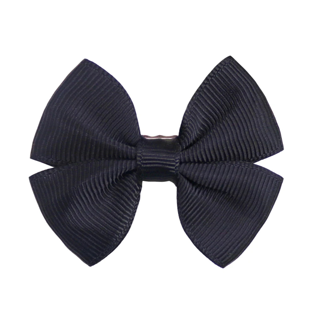 2PCS Solid Dog Bows Dog Hair Clips Pet Bowknot Doggly Hair Grooming Products For Puppy Kitten Dog Hair Barrette Pet Accessories